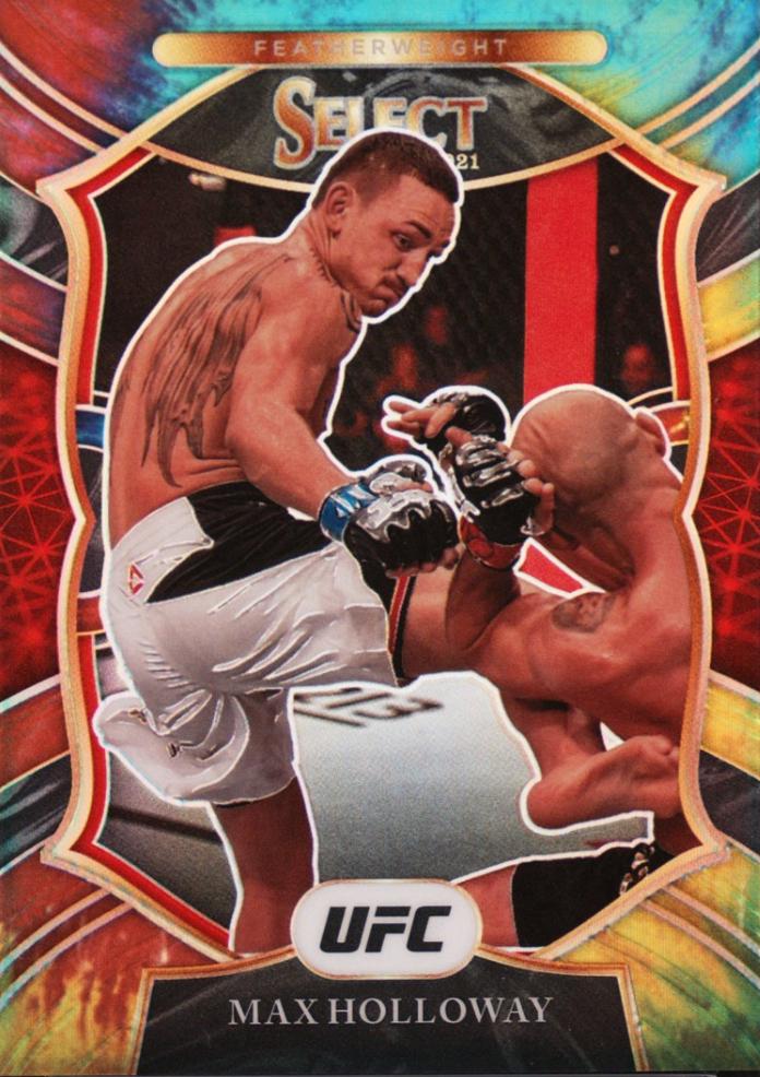 Max Holloway 2021 Panini Select UFC Concourse #97 Tie Dye