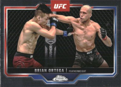 Brian Ortega 2025 Topps Chrome UFC Base #69 Geometric Refractor