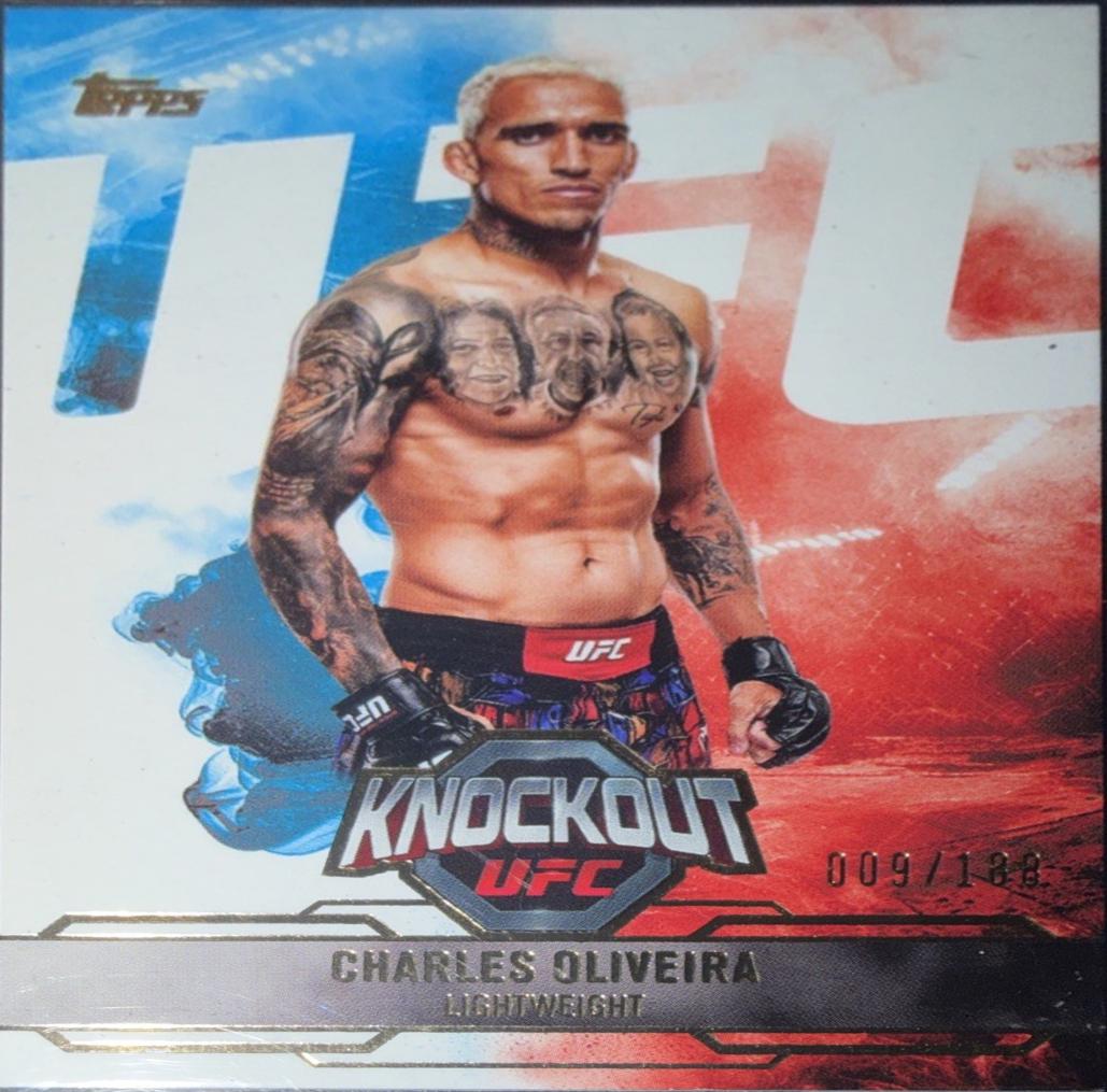 Charles Oliveira 2025 Topps Knockout UFC Base #47 Gold