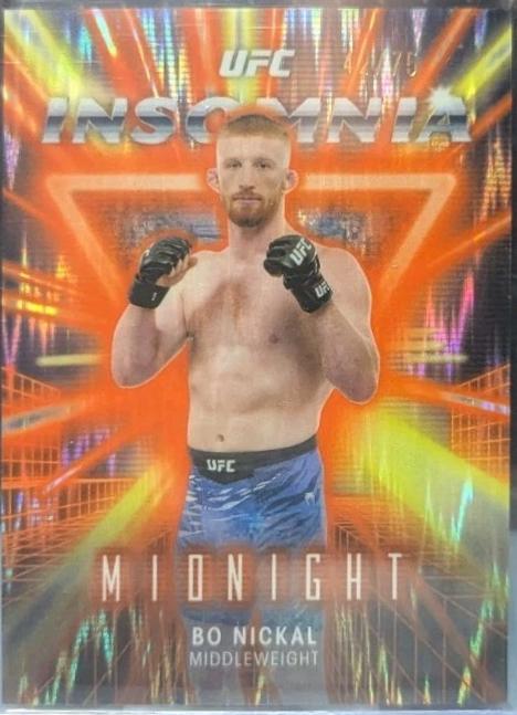 Bo Nickal 2025 Topps Midnight UFC Insomnia #IN-1 Dusk