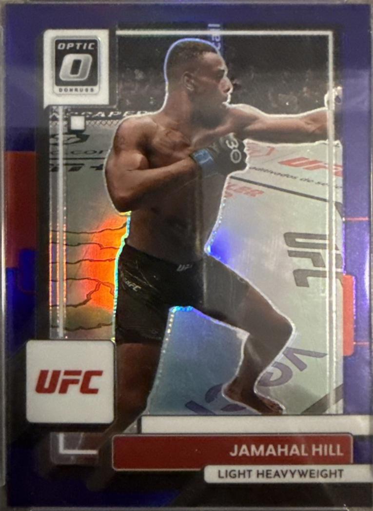 Jamahal Hill 2023 Panini Donruss Optic UFC Base #35 Purple