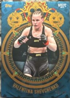 Valentina Shevchenko 2024 Topps Noche UFC Base #4 Blue