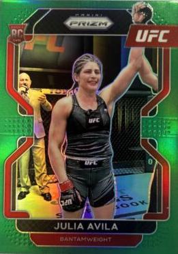 Julia Avila 2022 Panini Prizm UFC Base #136 Green