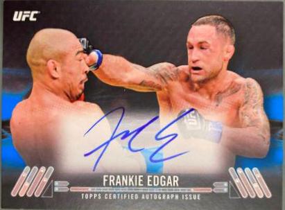 Frankie Edgar 2017 Topps UFC Knockout Knockout Autographs #KA-FE Blue