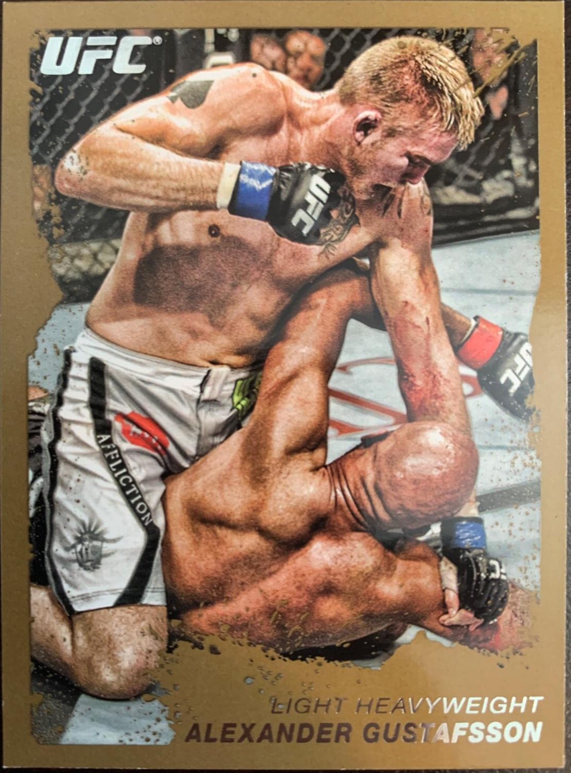 Alexander Gustafsson 2011 Topps UFC Moment of Truth Base #17 Gold