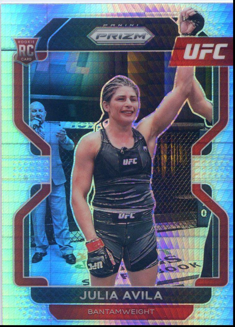 Julia Avila 2022 Panini Prizm UFC Base #136 Hyper