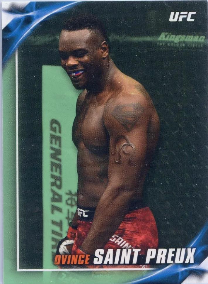 Ovince Saint Preux 2019 Topps UFC Knockout Base #62 Green