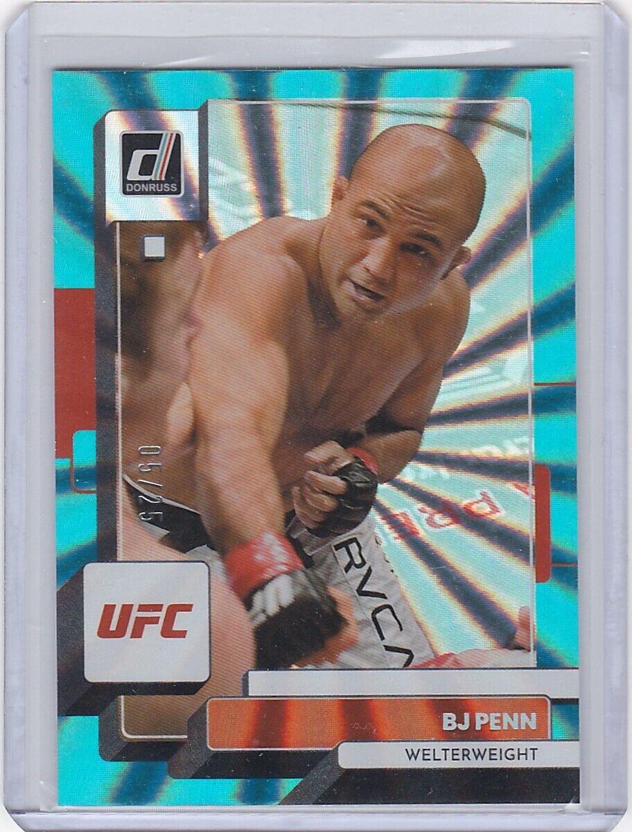 BJ Penn 2023 Panini Donruss UFC Base #23 Teal Laser