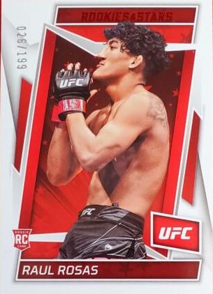 Raul Rosas 2023 Panini Chronicles UFC Base Rookies and Stars #186 Red