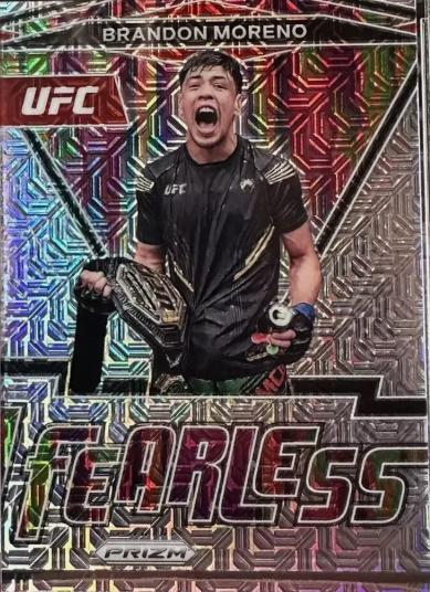 Brandon Moreno 2022 Panini Prizm UFC Fearless #17 Mojo