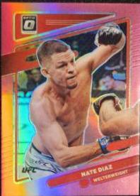 Nate Diaz 2022 Panini Donruss Optic UFC Base #23 Pink