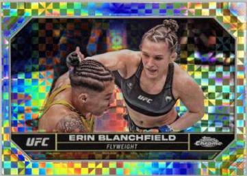 Erin Blanchfield 2024 Topps Chrome UFC Base #65 X-Fractor