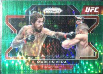 Marlon Vera 2022 Panini Prizm UFC Base #56 Green Pulsar