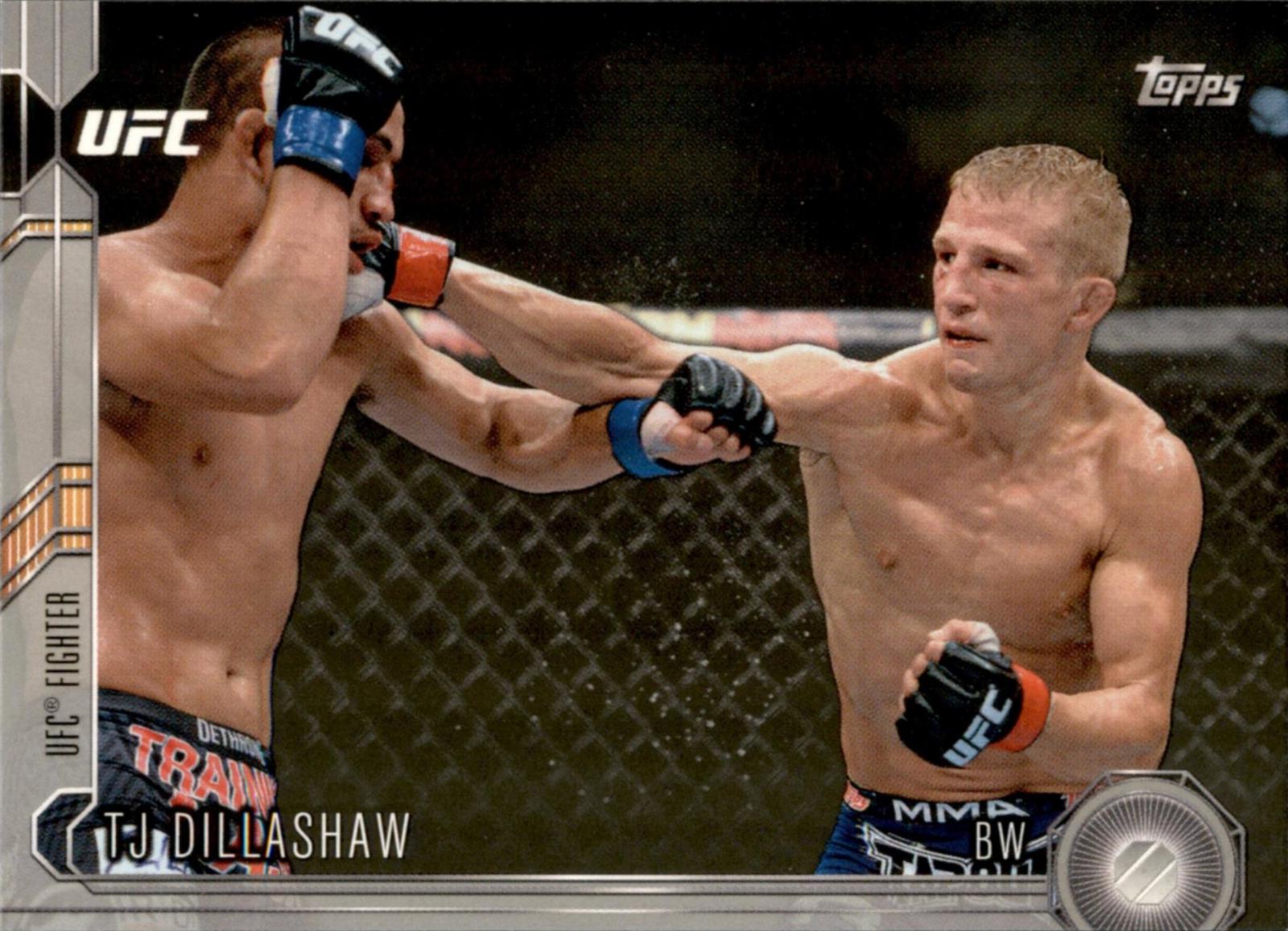 TJ Dillashaw 2015 Topps UFC Chronicles Base #143 Silver