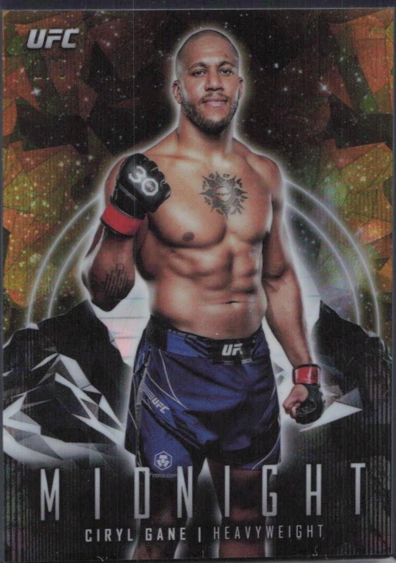 Ciryl Gane 2024 Topps Midnight UFC Base #51 Daybreak