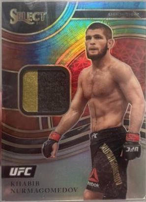 Khabib Nurmagomedov 2021 Panini Select UFC Octagonside #208 Black Disco