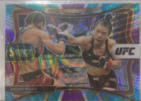 Zhang Weili 2021 Panini Select UFC Octagonside #291 Tri Color