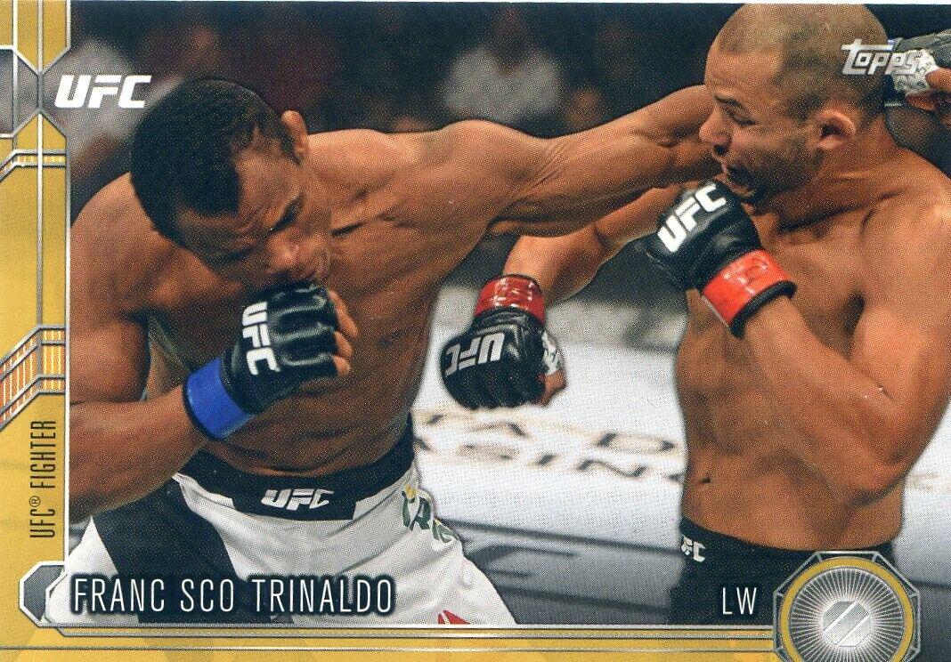 Francisco Trinaldo 2015 Topps UFC Chronicles Base #168 Gold