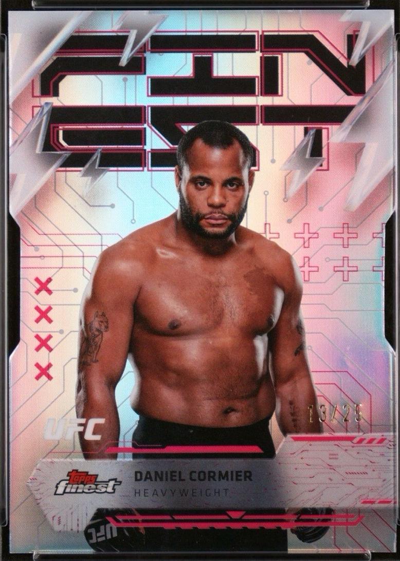 Daniel Cormier 2025 Topps Finest UFC Base Rare #211 Die-Cut Refractor