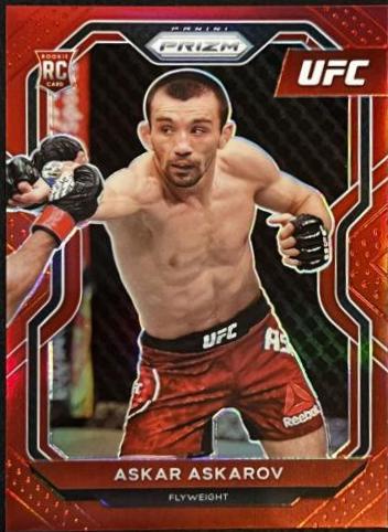 Askar Askarov 2021 Panini Prizm UFC Base #8 Red