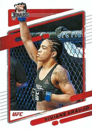 Viviane Araujo 2022 Panini Donruss UFC Base #60 Orange