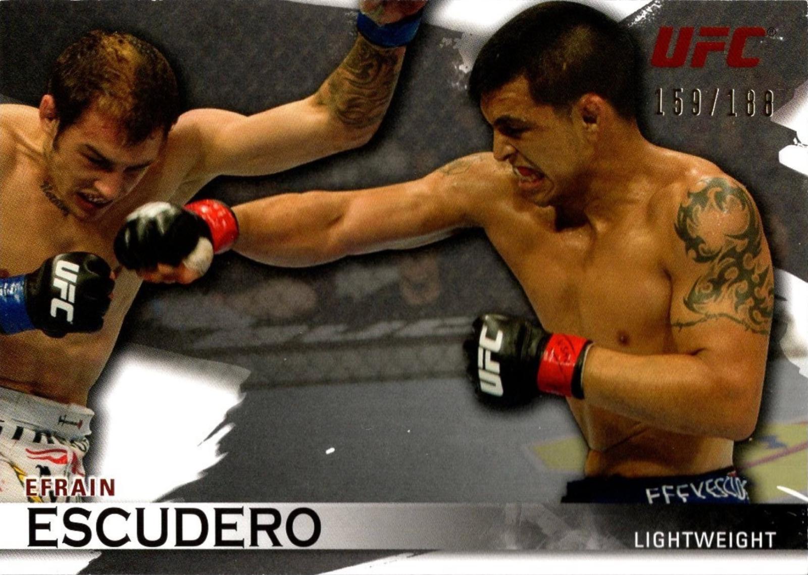 Efrain Escudero 2010 Topps UFC Knockout Base #92 Silver