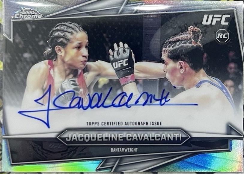 Jacqueline Cavalcanti 2026 Topps Chrome UFC Base Autographs #BAV-JC Refractor