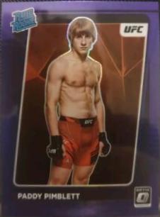 Paddy Pimblett 2022 Panini Donruss Optic UFC Base #103 Purple