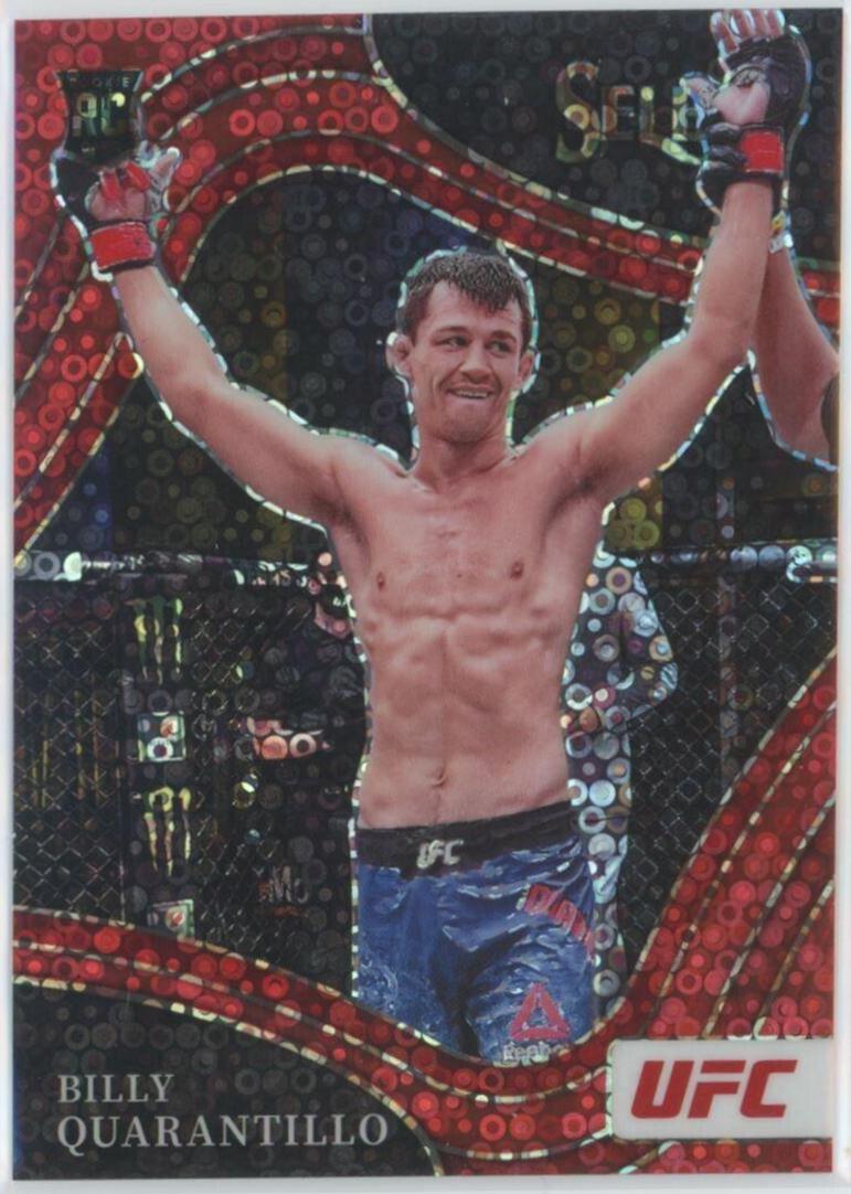 Billy Quarantillo 2022 Panini Select UFC Octagonside #202 Red Disco