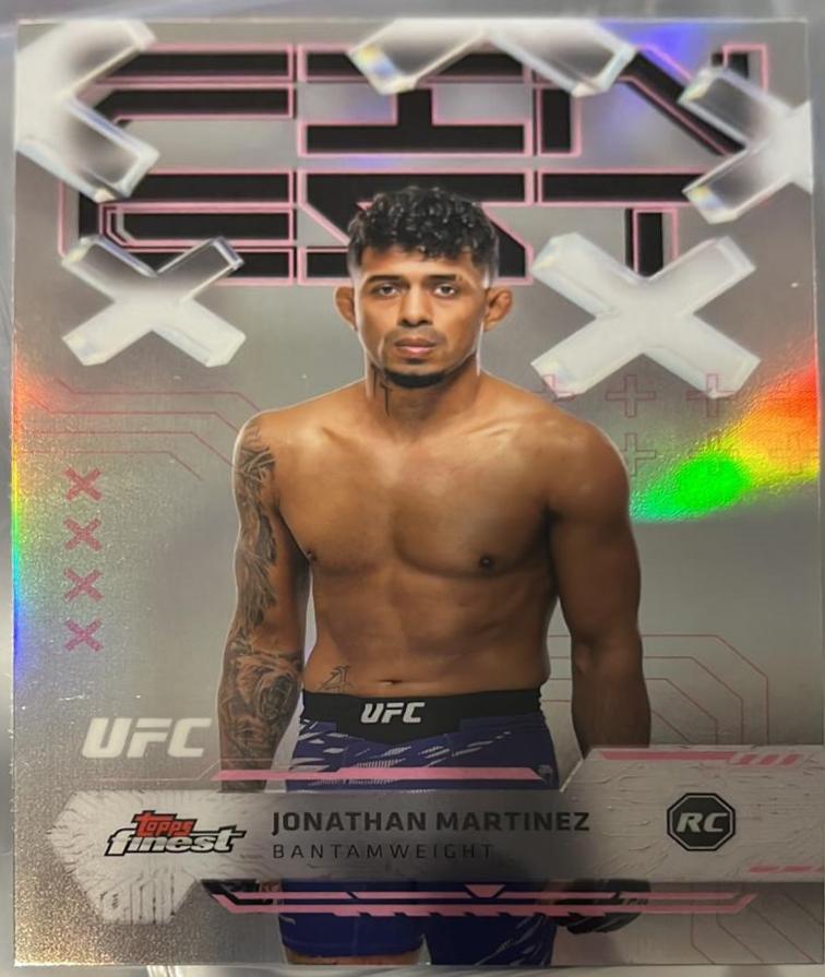 Jonathan Martinez 2025 Topps Finest UFC Base Common #51 Refractor