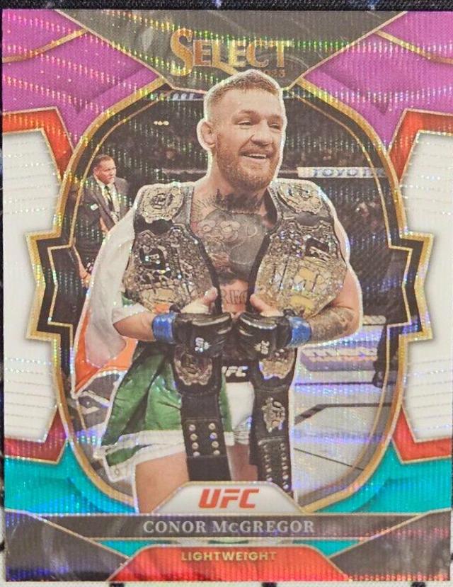 Conor McGregor 2023 Panini Select UFC Octagonside #296 Tri Color