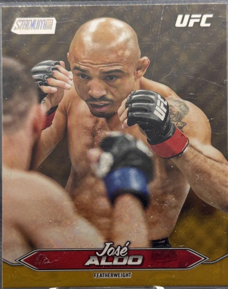 José Aldo 2025 Topps Stadium Club UFC Base #13 Gold