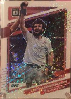 Zabit Magomedsharipov 2022 Panini Donruss Optic UFC Base #63 White Sparkle