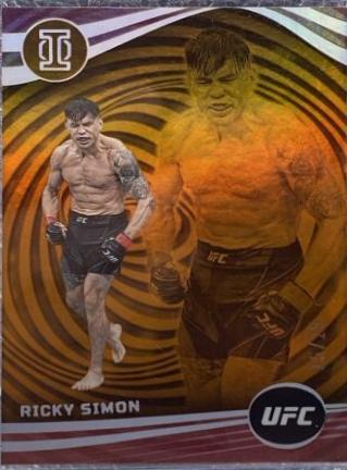 Ricky Simon 2023 Panini Chronicles UFC Base Illusions #261 Orange