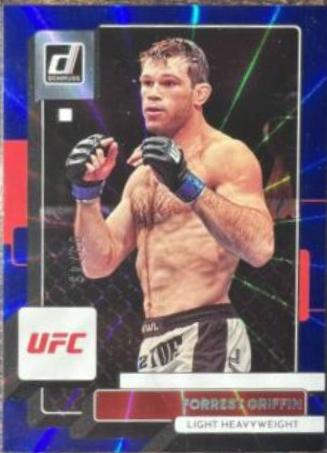 Forrest Griffin 2023 Panini Donruss UFC Base #103 Blue Laser
