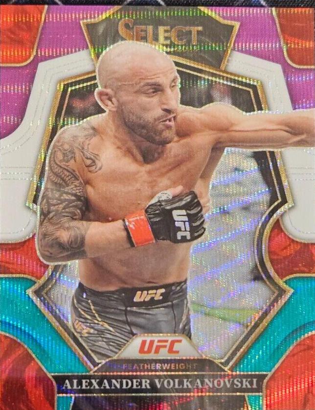 Alexander Volkanovski 2023 Panini Select UFC Octagonside #232 Tri Color