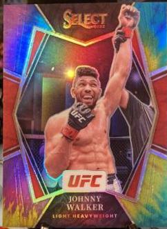 Johnny Walker 2022 Panini Select UFC Premier Level #164 Tie Dye