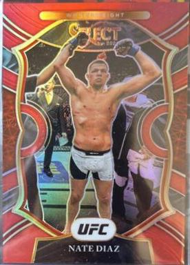 Nate Diaz 2021 Panini Select UFC Concourse #39 Red