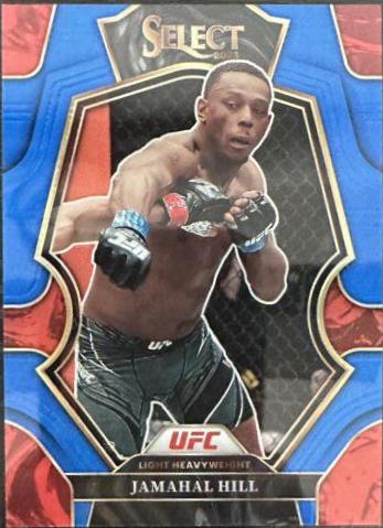 Jamahal Hill 2023 Panini Select UFC Premier Level #173 Blue Disco