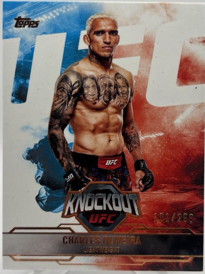 Charles Oliveira 2025 Topps Knockout UFC Base #47 Bronze