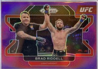 Brad Riddell 2022 Panini Prizm UFC Base #37 Purple