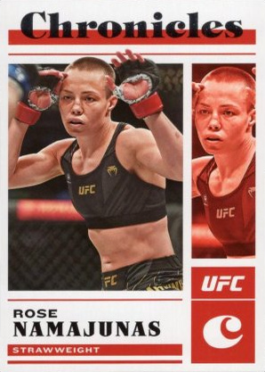 Rose Namajunas 2023 Panini Chronicles UFC Base Chronicles #34 Platinum
