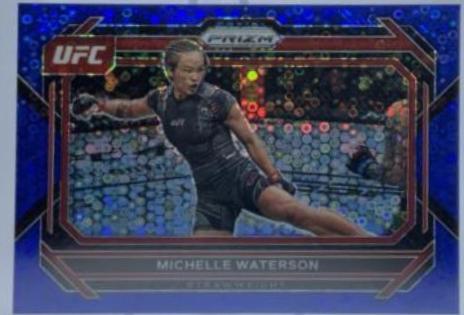 Michelle Waterson-Gomez 2023 Panini Prizm Under Card UFC Base #9 Blue