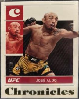 José Aldo 2022 Panini Chronicles UFC Base Chronicles #7 Gold