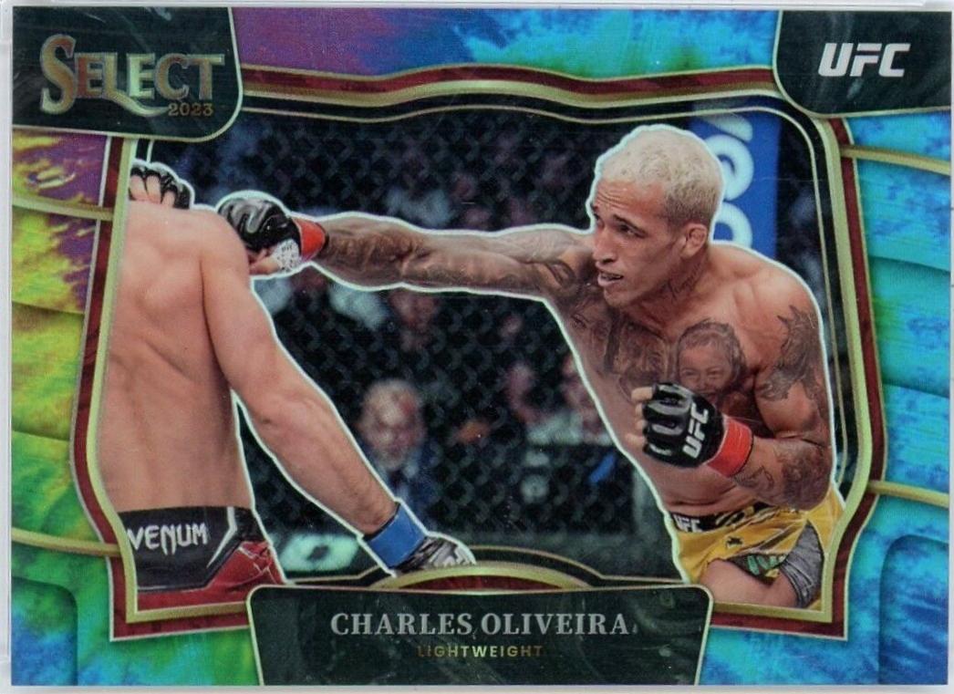 Charles Oliveira 2023 Panini Select UFC Octagonside #236 Tie Dye