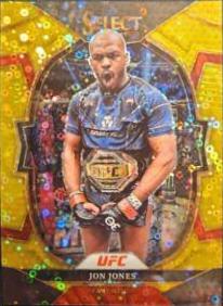 Jon Jones 2023 Panini Select UFC Concourse #96 Gold Disco