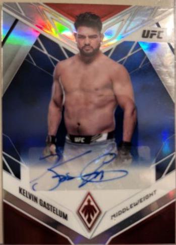 Kelvin Gastelum 2023 Panini Chronicles UFC Phoenix Autographs #20 Blue