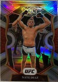Nate Diaz 2021 Panini Select UFC Concourse #39 Silver