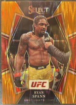 Ryan Spann 2022 Panini Select UFC Premier Level #174 Orange Flash