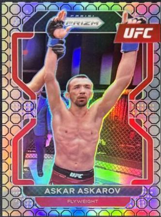 Askar Askarov 2022 Panini Prizm UFC Base #197 Octagon